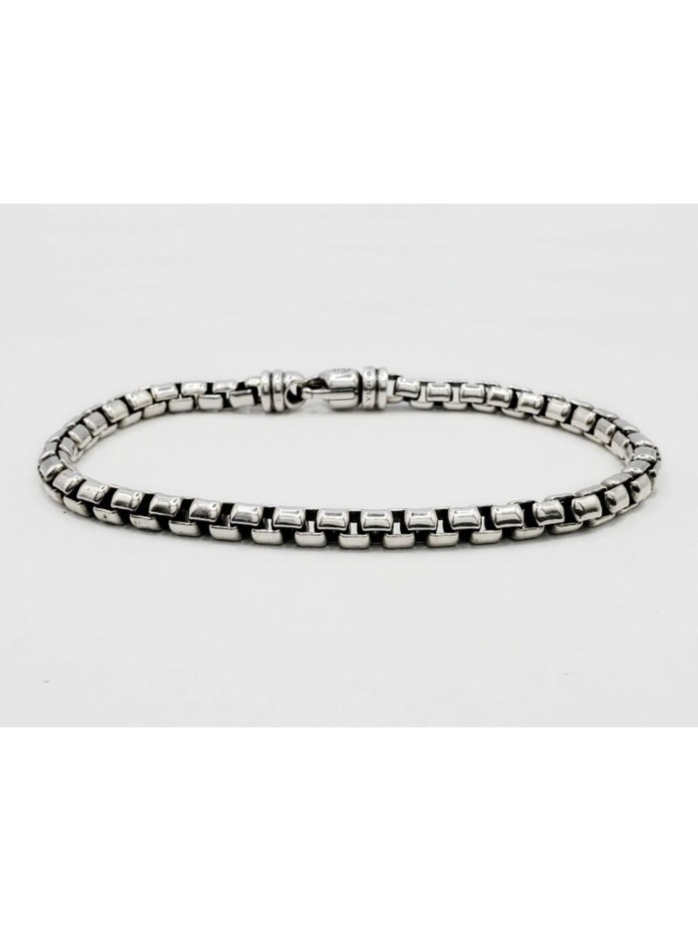 David Yurman Box Chain Bracelet Sterling Silver